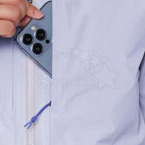 Durable Heavy Duty Hooded Ski <b>Jacket</b> <b>Waterproof</b> Windproof Eco-Friendly Breathable Front Logo Unisex <b>Winter</b> Outdoor Wear - Product Image 3