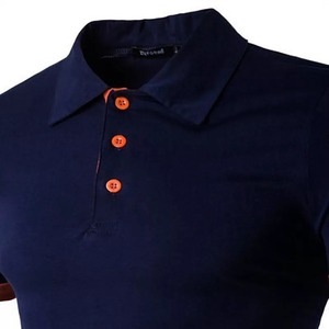 Polo corporativo a medida para hombre, estructura nítida, escote limpio adecuado para aerolíneas de hoteles y personal de recepción, bordado personalizado - Product Image 3