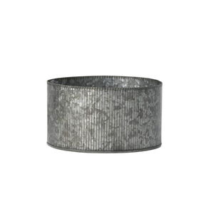 Jardinière galvanisée extérieure luxueuse Pots de jardin jardinière Good Fellow grande jardinière de sol en métal à usage régulier - Product Image 1