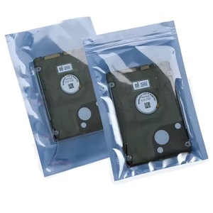 EU stock Anti Static Shielding <b>Bags</b> Silver Gray Resealable ESD <b>Zip</b> Lock <b>Bags</b> for Electronics PCB laptop refurbishment recycling - Product Image 1