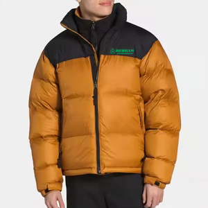 Wholesale High Quality Thick Warm Winter <b>Purple</b> Jacket for Men Casual Padded Coats Men's Puffer Jacket Blocking Design - Product Image 3