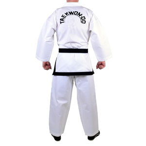 Uniforme de Taekwondo para Adultos de la Mejor Calidad, Hecho a Medida, Ligero, Transpirable, de Poliéster/Algodón, Duradero, de Secado Rápido, Servicio OEM - Product Image 3