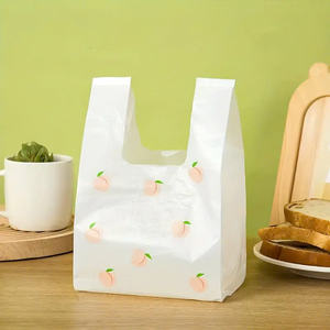 ถุงพลาสติกสำหรับร้านขายยาซูเปอร์มาร์เก็ตเสื้อยืดถุงช้อปปิ้งพลาสติก - Product Image 4