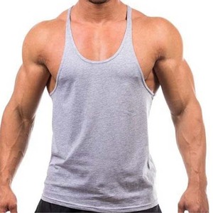 O Neck Fitness Sleeveless T-shirt High Street Style <b>Men</b> Loose Gym Muscle <b>Singlets</b> Workout Tank Tops Cotton Breathable Summer - Product Image 1