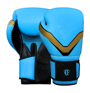 Guantes de boxeo OEM Color personalizado, tamaño y logotipo para pedidos a granel Guantes de boxeo ganadores de cuero profesional - Product Image 5