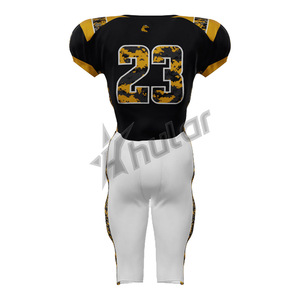 Conjunto de Uniforme de Fútbol Americano Personalizado Unisex, Transpirable, de Spandex/Poliéster, de Secado Rápido, Antibacteriano, Ropa de Fútbol al Por Mayor - Product Image 2