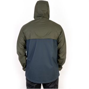 Veste imperméable coupe-vent à capuche et col montant pour homme, style décontracté et urbain - Product Image 3