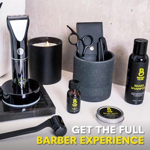 Tondeuse à barbe électrique sans fil haute puissance 7000 tr/min, 8 guides de couleur, 45 longueurs de coupe uniques, verrouillage de voyage - Rechargeable - Product Image 6