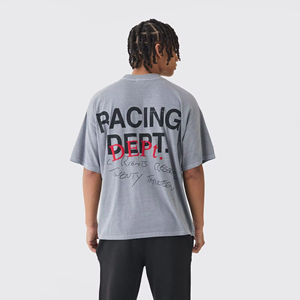 Men Custom OEM Design 100% Cotton <b>T</b>-<b>Shirts</b> Logo Printed <b>Heavy</b> Weight 220 Gsm Short Sleeve Tee <b>Shirts</b> for Men Breathable - Product Image 1