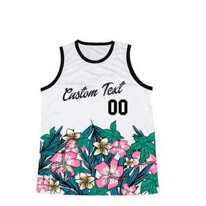 Maillots de basket-ball réversibles personnalisés avec logo d'équipe brodé, nom/n° imprimé, tissu 100 % polyester, faible MOQ - Product Image 3