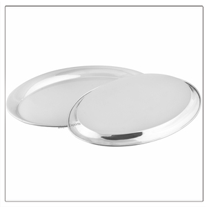 Mayur Exports Custom Size Oval Decorative Serving <b>Tray</b> Home Use Made Stainless Steel Acrylic <b>Marble</b> Rattan Brass Bar Model 3071 - Product Image 4