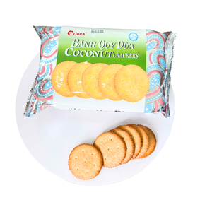 Craquelins de noix de coco croustillants – Ingrédients naturels, saveur côtière authentique 160g Snack rond Normes d'exportation Directement de l'usine - Product Image 6
