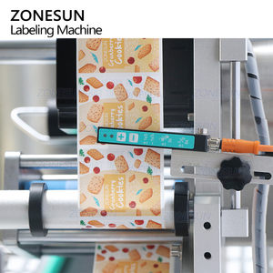 ZONESUN-pegatina adhesiva para ZS-TB602, bálsamo para Barba, botella, caja plana, máquina de etiquetado de doble cara para bolsas - Product Image 6