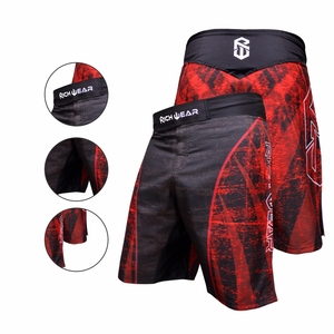 กางเกงขาสั้น MMA แบบซับลิเมชันตามสั่งเตะชกมวยมวยไทยยืดได้ใช้ในยิม - Product Image 2