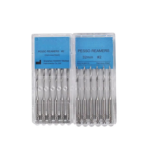 Limeurs endodontiques dentaires en acier inoxydable pour le retrait de la pulpe et l'élargissement du canal radiculaire – Instruments chirurgicaux dentaires - Product Image 4