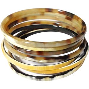 Bracelets élégants faits à la main en corne pour un usage traditionnel et décontracté au meilleur prix – Bracelet élégant en corne naturelle - Product Image 6