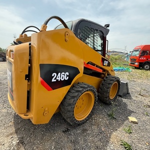 Second Hand High Quality <b>CAT</b> 246C Mini Skid Steer Loader 3.4 Ton Construction Machinery Used <b>Cat</b> 246C Skid Steer Loader for Sale - Product Image 4