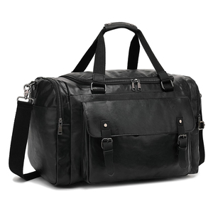 2024 sacs de voyage en cuir de haute qualité pour hommes en cuir véritable PU respirant pour les Sports de plein air et les voyages - Product Image 5