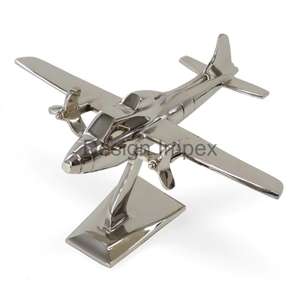 Modèle d'avion poli brillant avec Base modèle d'avion décoratif décoration de la maison et intérieur de bureau prix compétitif - Product Image 1