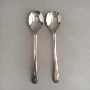 <b>Vintage</b> Quality Eco-Friendly Salad Server Set with Marble Handles Dishwasher <b>Safe</b> Custom Color-for Special Events Hotels Resorts - Product Image 3