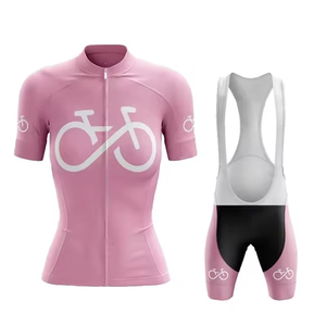 Jersey de ciclismo transpirable para mujer, traje de manga corta, ropa de bicicleta de carretera de montaña para mujer, estilo ajustado - Product Image 1