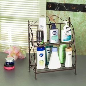 Durable Glass & Metal Spice <b>Rack</b> for Efficient <b>Storage</b> Chic Glass and Metal Spice <b>Rack</b> with Easy Access Design - Product Image 3