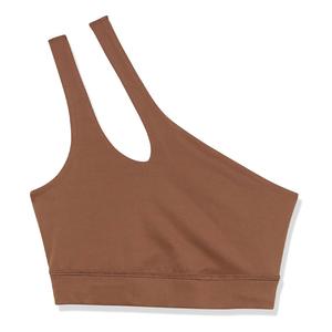High Impact Gym Running Sports Hugh Quality Workout Fitness Ladies One Shoulder Crop Sports Bra - Product Image 3