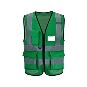 Gilet réfléchissant pour travaux de construction, uniforme de travail, 100% polyester, gilet de sécurité - Product Image 4
