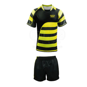 Ropa de equipo deportivo OEM Uniformes de rugby Precio bajo Conjunto de uniforme de rugby estampado completo Uso para hombres - Product Image 2