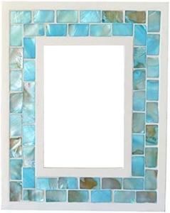 Cadre photo en nacre rose exquis, léger, fait à la main, de haute qualité, fabriqué par des artisans indiens, groupe ARTWORK MAESTRO - Product Image 4