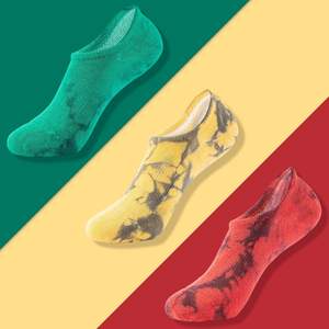 Chaussettes de sport invisibles pour femmes et hommes coupe basse anti-dérapant doublure de course athlétique nouveauté décontracté court cheville Invisi - Product Image 2