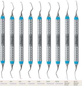 Mini cinco curetas dentales Gracey instrumentos quirúrgicos efectivos para escalar - Product Image 6