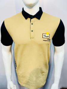 Rib de algodón 100% elegante para hombre para Camiseta con manga de contraste para el cuello ropa informal transpirable y de secado rápido - Product Image 3