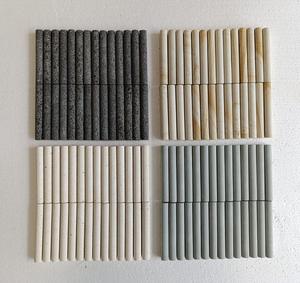 กระเบื้องหินปูนธรรมชาติแท้ ลายไม้ไผ่ ทนทาน รูปทรงสี่เหลี่ยม สำหรับบุผนัง ติดตั้งง่าย เหมาะสำหรับตกแต่งภายในวิลล่าและโรงแรม - Product Image 2