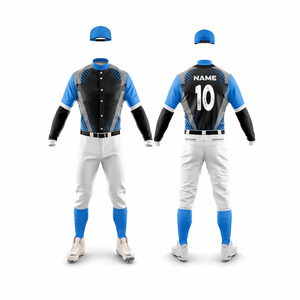 Camiseta de béisbol transpirable con cuello en V para hombre al por mayor, camisetas con logotipo de sublimación, conjuntos de uniformes en blanco para equipo con precio barato - Product Image 3