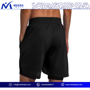 Pantalones cortos personalizados para hombre al por mayor, pantalones cortos deportivos cómodos transpirables y ligeros de secado rápido para gimnasio, correr, hacer ejercicio y exteriores - Product Image 2
