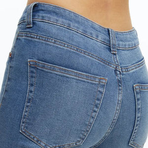 กางเกงยีนส์เอวสูงทรงสกินนี่เข้ารูปสำหรับสตรีทแวร์ผ้าเดนิมสตรีทแวร์แบบลำลองใหม่ - Product Image 4