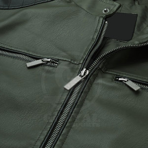 Veste en cuir pour homme sur mesure en gros, veste en cuir pour homme imperméable, veste en cuir pour homme à prix avantageux - Product Image 4