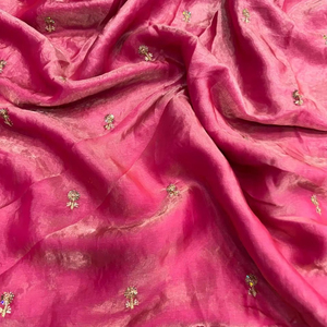 Sari en tissu brodé en soie spatiale, sari de la meilleure qualité - Product Image 1