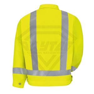 แจ็กเก็ตนิรภัยแขนยาวคอพับลงออกแบบโลโก้และออกแบบเองได้ - Product Image 4