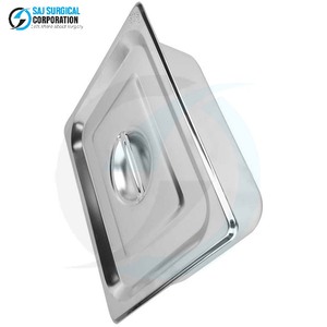 Plateau à instruments en acier inoxydable de qualité médicale avec couvercle, résistant à la corrosion manuelle pour une stérilisation à long terme - Product Image 4
