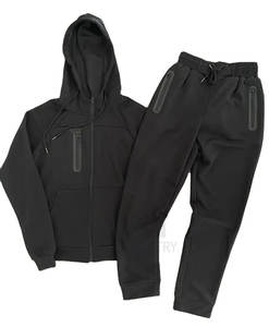 Vêtements de sport deux pièces avec fermeture éclair pour hommes, survêtement d'entraînement, survêtement d'hiver, ensemble de vêtements de sport - Product Image 5