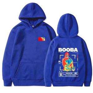 เสื้อสเวตเตอร์แขนยาวมีฮู้ดสำหรับผู้ชายเสื้อสเวตเตอร์สไตล์สตรีทลำลองสำหรับผู้หญิง - Product Image 2