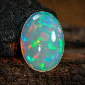 4.90 CT พลอยโอปอลสีขาวธรรมชาติแบบหลวมได้รับการรับรองจากบุคคลที่สาม - Product Image 1