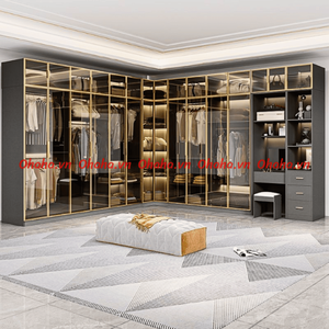 Armario con puerta de cristal Ohaha con luces LED integradas - TCK003 - Product Image 4