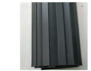 工厂价格黑色波纹橡胶垫3-6毫米波纹细肋地板保护器Ru