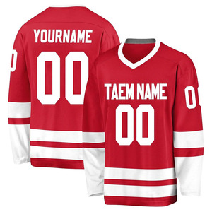 Maillot de hockey pour gardien de but professionnel, personnalisable par sublimation, options de logo en twill cousu, haute qualité, respirant, en spandex/polyester - Product Image 2