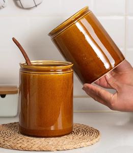Stoneware <b>Ceramic</b> Utensil Holder | Kitchen Cooking <b>Spoon</b> Storage | Home & Hotel Countertop Organizer - Product Image 5