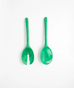 Ensemble de serveurs à salade en résine écologique de haute qualité avec longues poignées - Cuillères de cuisine en gros pour les professionnels et l'utilisation domestique - Product Image 6