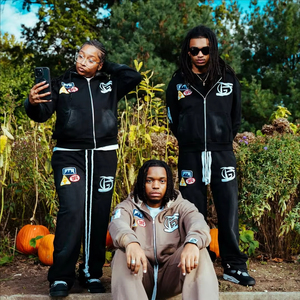 ชุดวอร์มสำหรับผู้ชายชุดวอร์มใส่สบายสีพื้น - Product Image 1